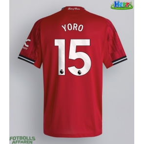 Manchester United Leny Yoro #15 Hemmatröja 2025-26 Kortärmad
